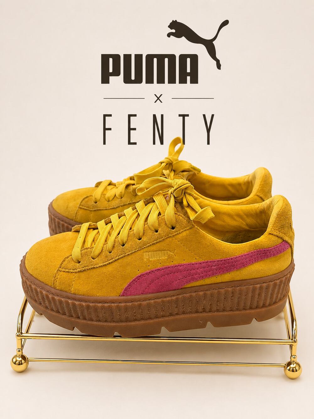 PUMA x FENTY by Rihanna Cleated Creeper Suede Sneakers EU 40 US 9
